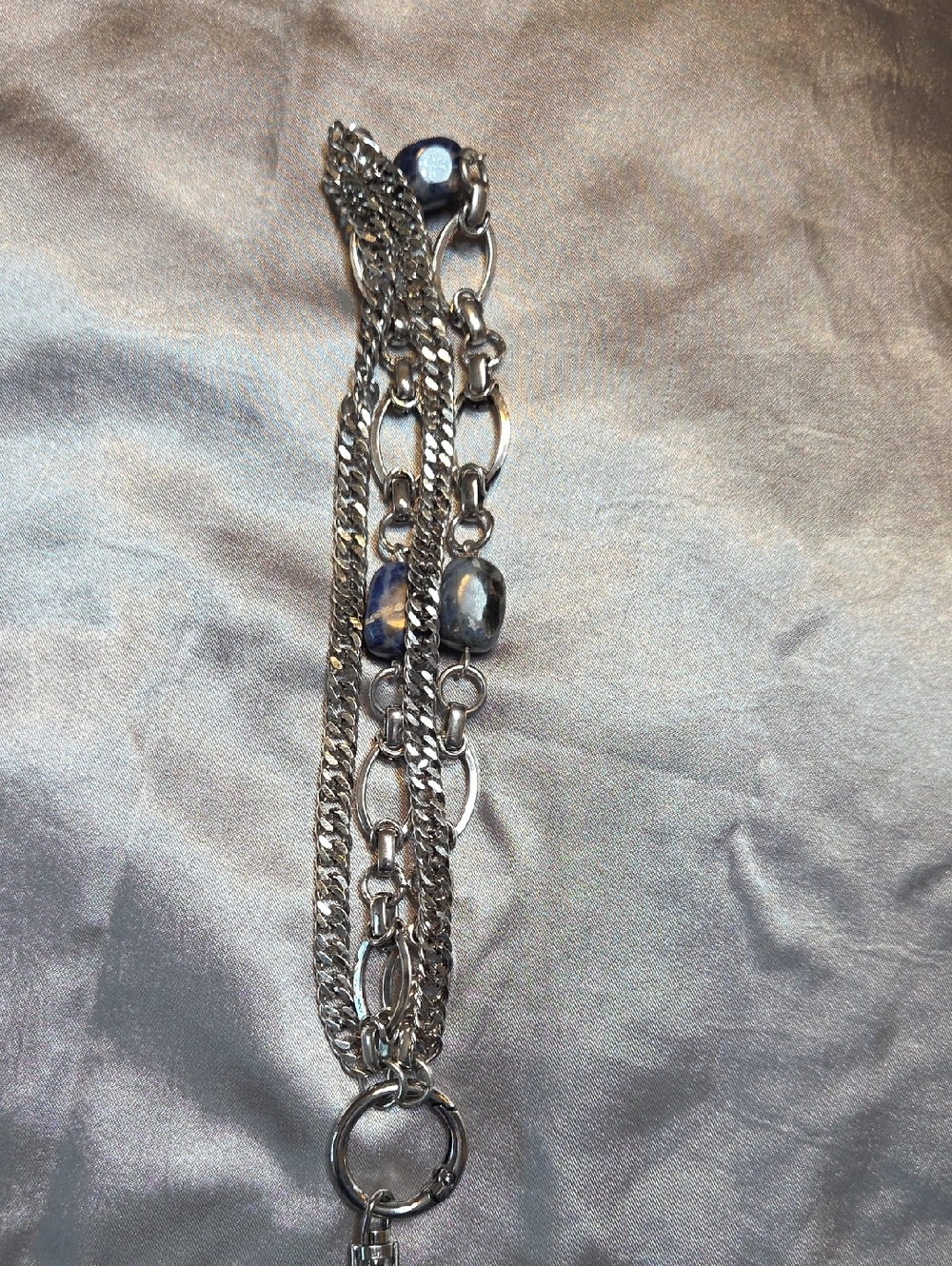 Layered Chain Phone Wristlet - Picture 6 of 7